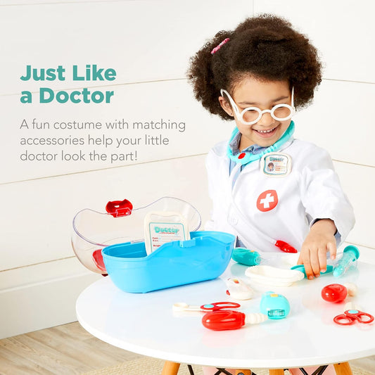 Best Choice Products Pretend Play Doctor Kit, Boys & Girls Doctor's Outfit, Toy Medical Set